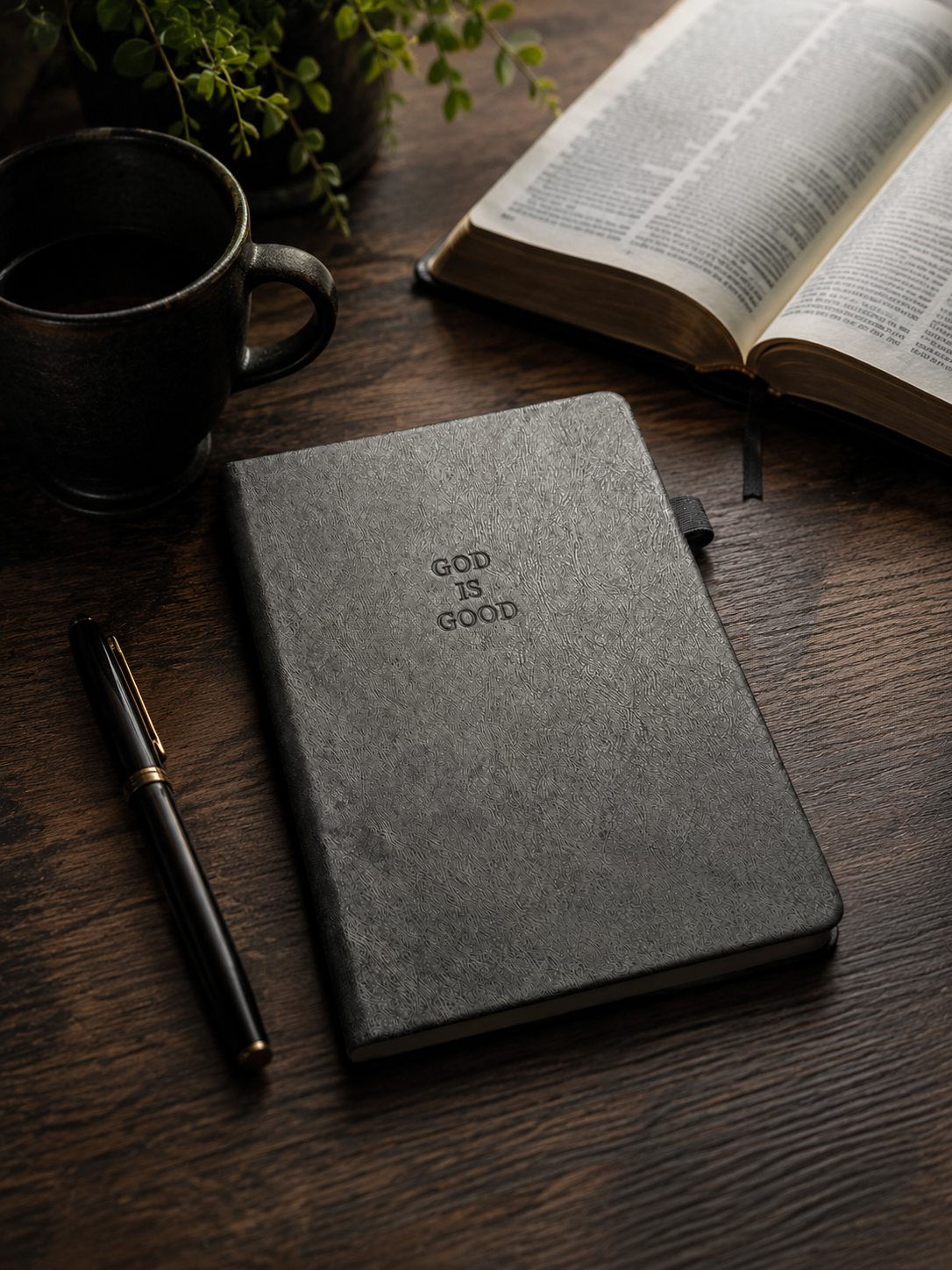 God Is Good | A5 Vegan Leather Journal