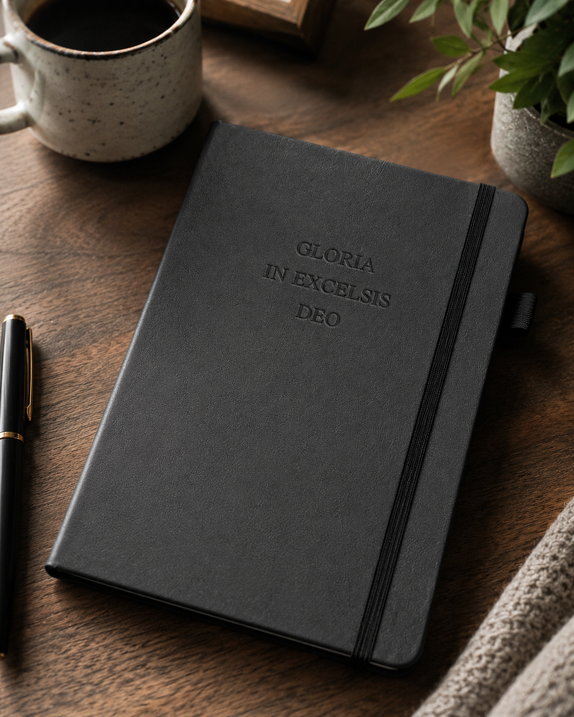 Gloria In Excelsis Deo | A5 Vegan Leather Journal